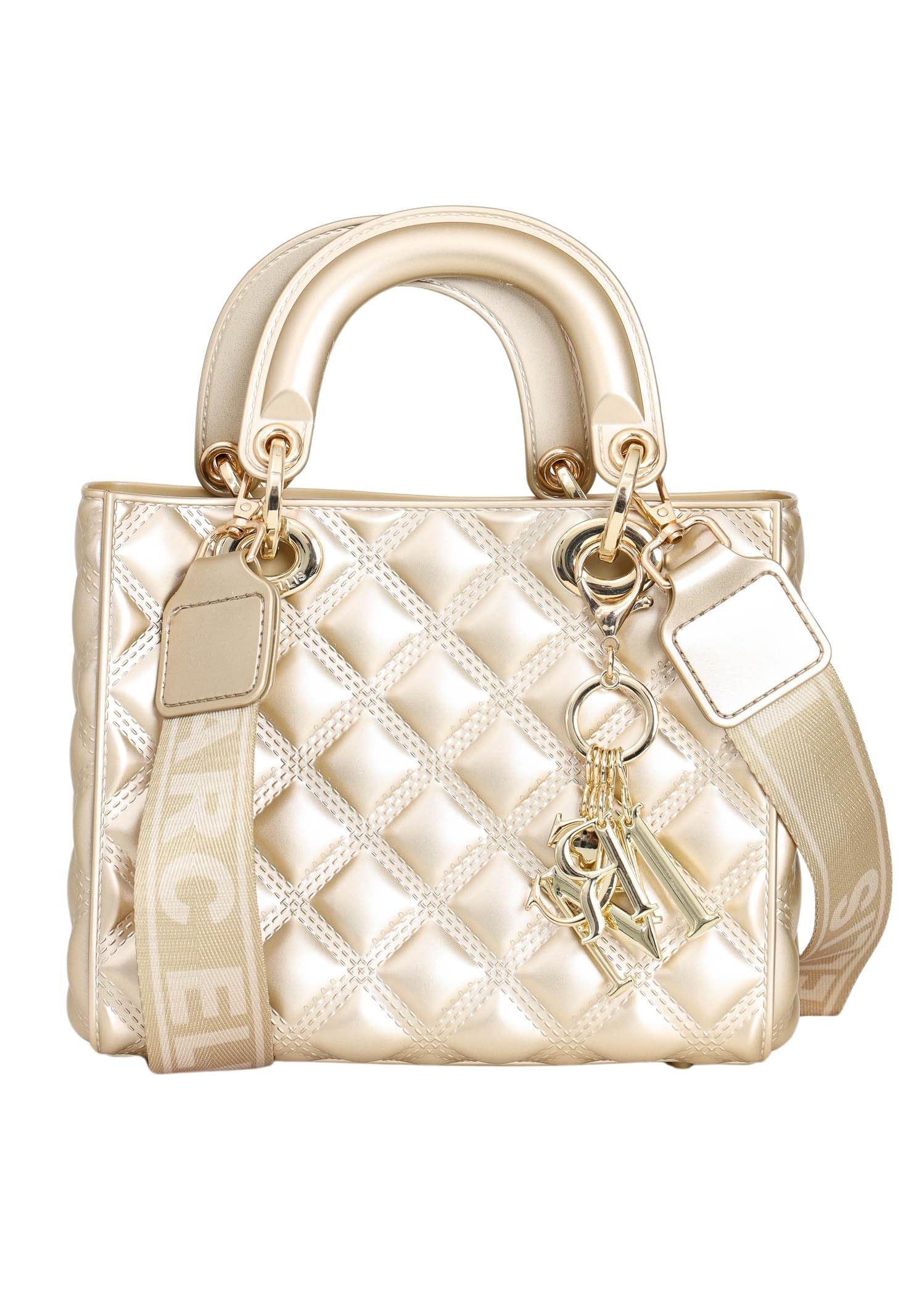 MARC ELLIS Women's Gold Flat Missy M UNI Handbag, gold, One Size