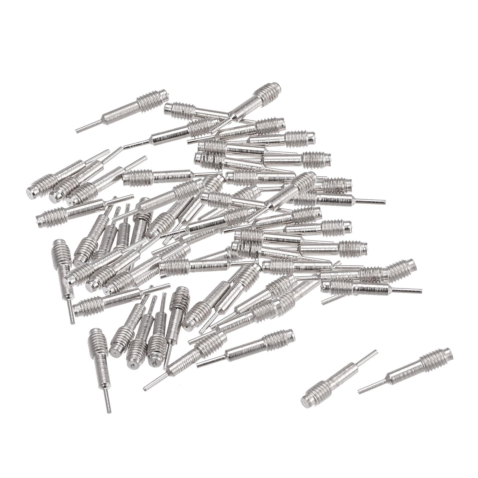 Broches de montre de rechange uxcell en métal robuste argenté M3 x 0,5 mm