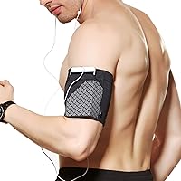 Vista 7 de Brazalete universal de ejercicio para teléfono para correr, correa de brazo ligera, soporte deportivo para correr, entrenamiento, compatible