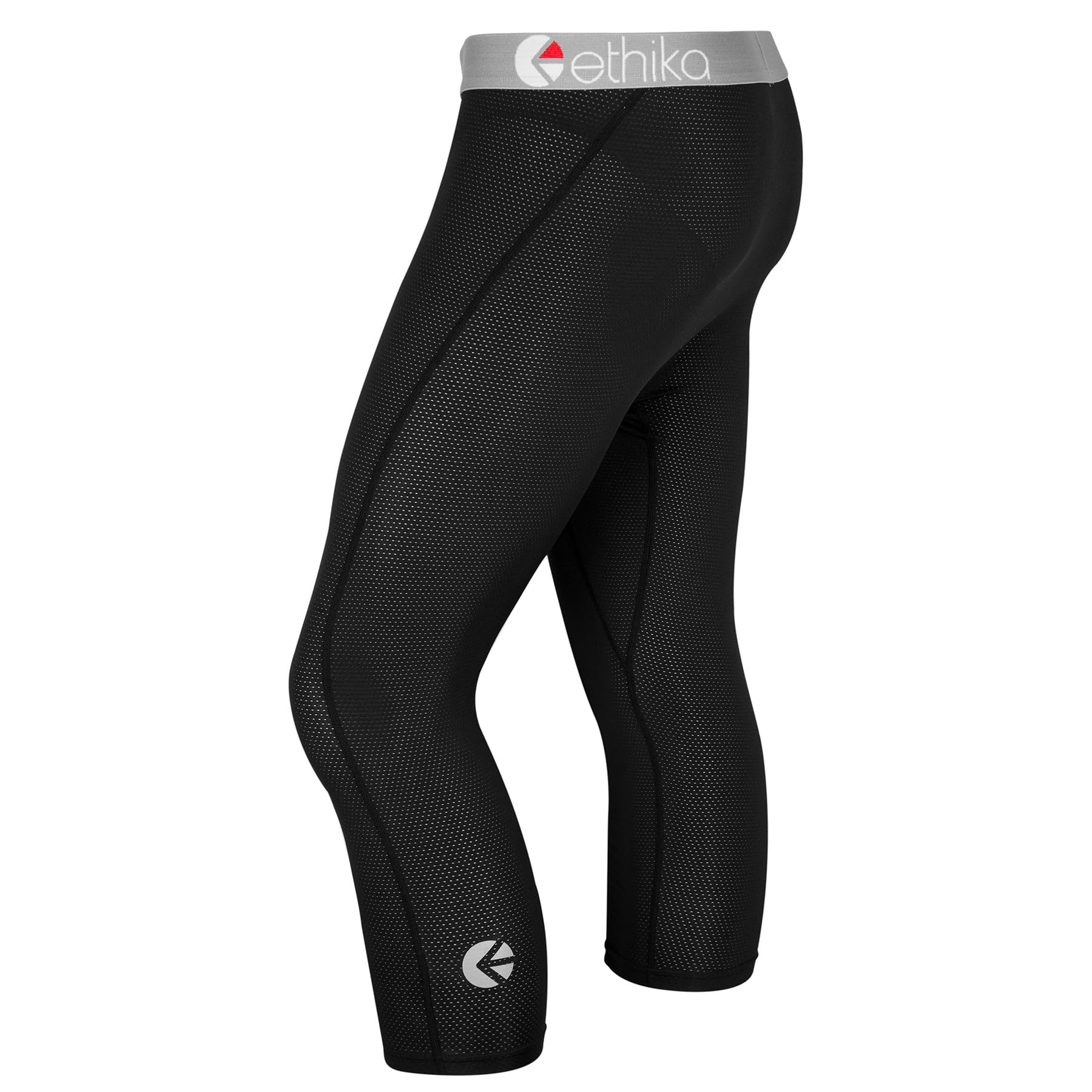 Mallas 3/4 micromalla Ethika transpirables ligeras negras hombre 6