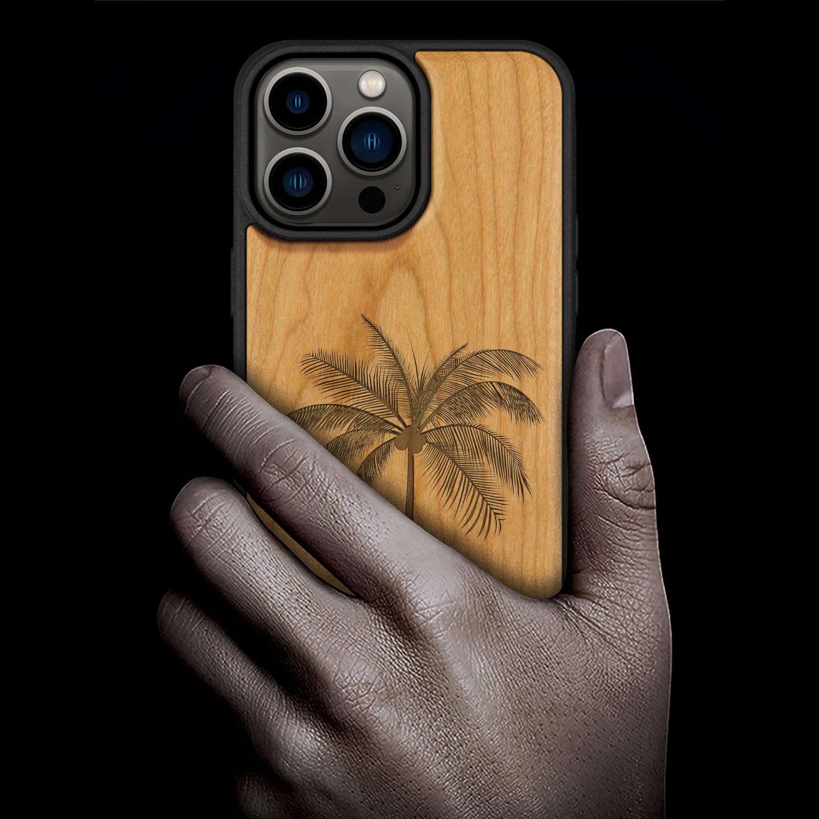 Amazon.com: Carveit Magnetic Wooden Case for iPhone 15 Pro Max
