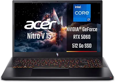 Acer Nitro V 15 · Core i7 13620H · 16 Go