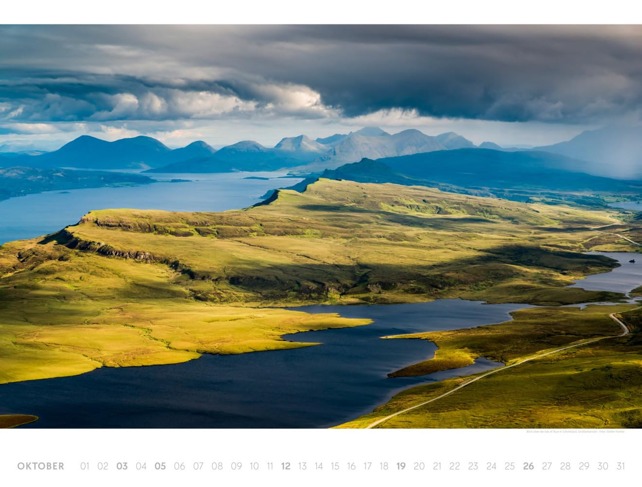 Freiraum Kalender 2025, Wandkalender / Panoramakalender im Querformat (66x50 cm) - Landschaftskalender / Naturkalender