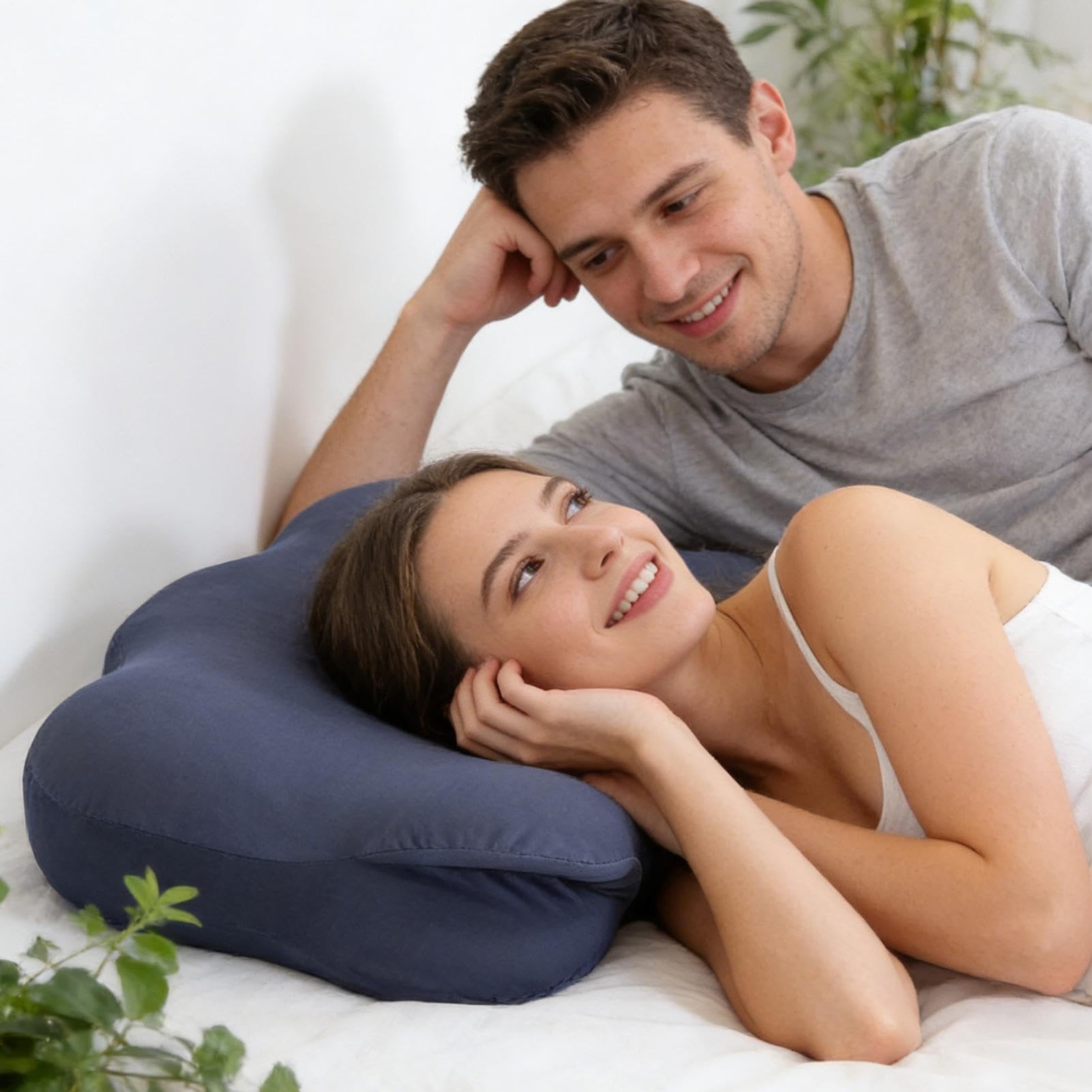 Poduszka Chmura Komfortowy Kształt Pianka Memory Foam Wsparcie Ergonomiczne