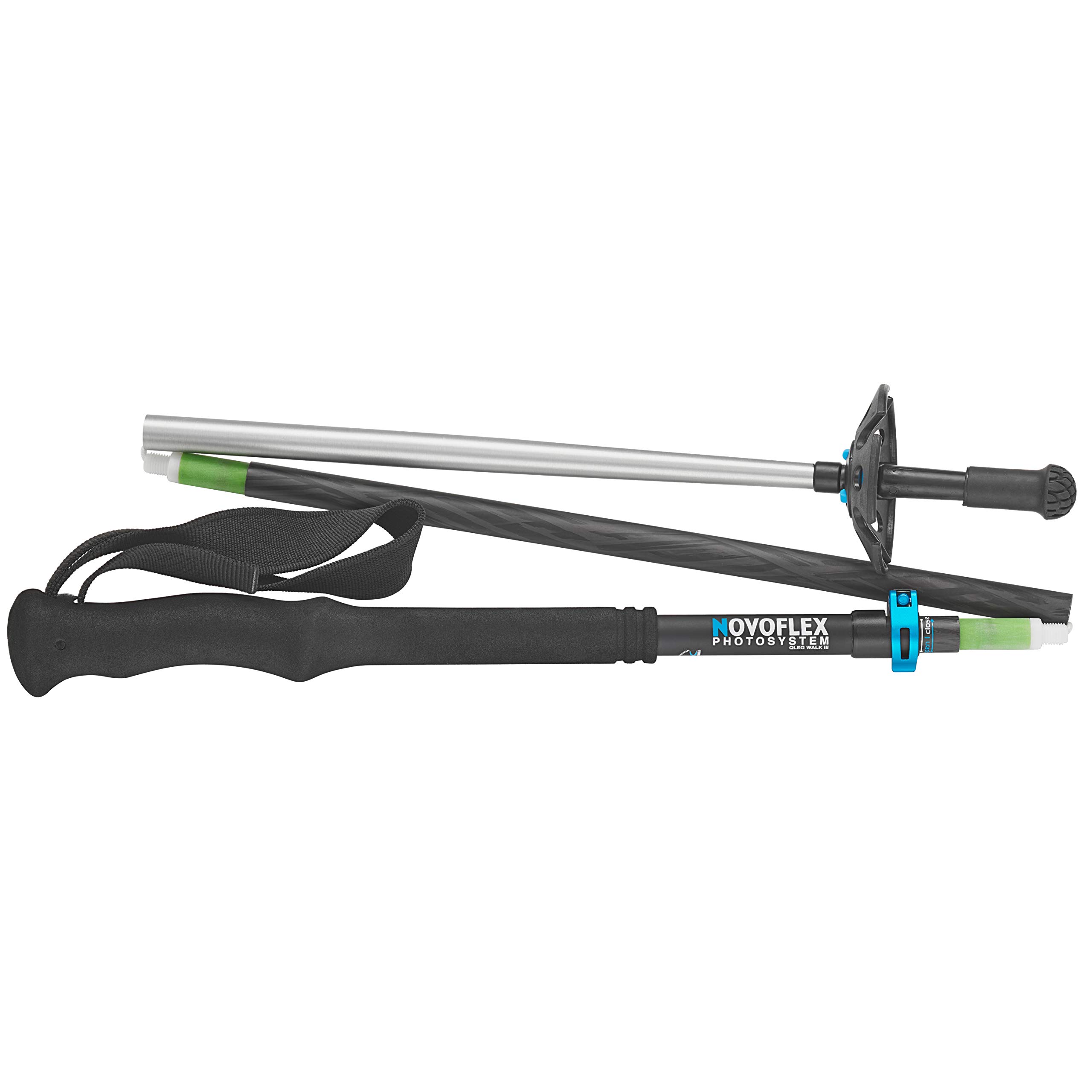 Novoflex QLEG Walk III Set 2X QuadroLeg Falt-Wanderstöcke