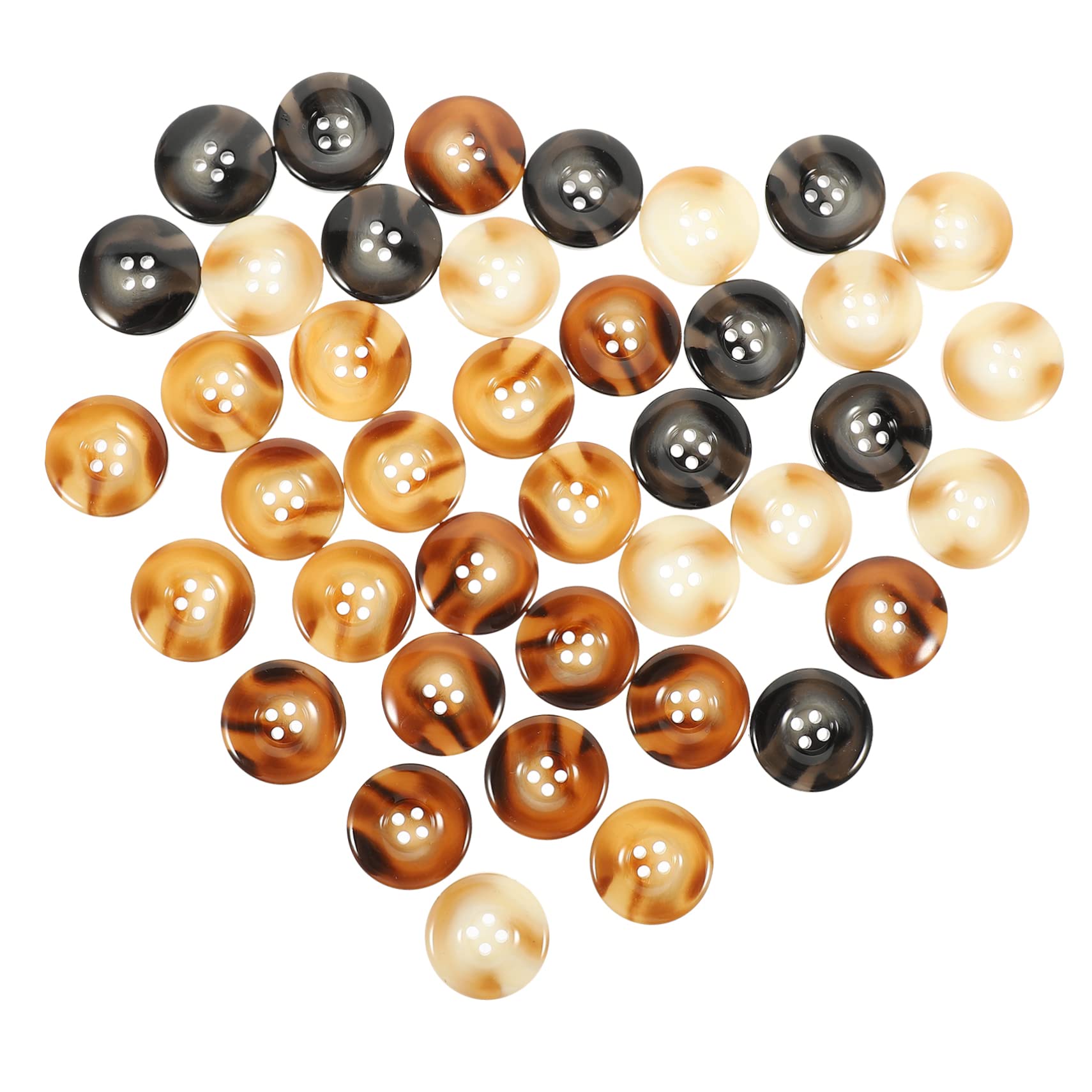 SHINEOFI 3 Set Di Bottoni Squisiti Per Abbigliamento Bottoni Da Cucito Fatti A Mano Kit Di Moda Decorativo E Versatile 40 Pezzi * 3