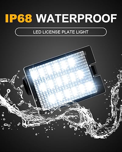 Miniatura 6 de Luces LED para matrícula, compatible con Dodge Durango 2014-2020, repuesto de montaje de luz de matrícula