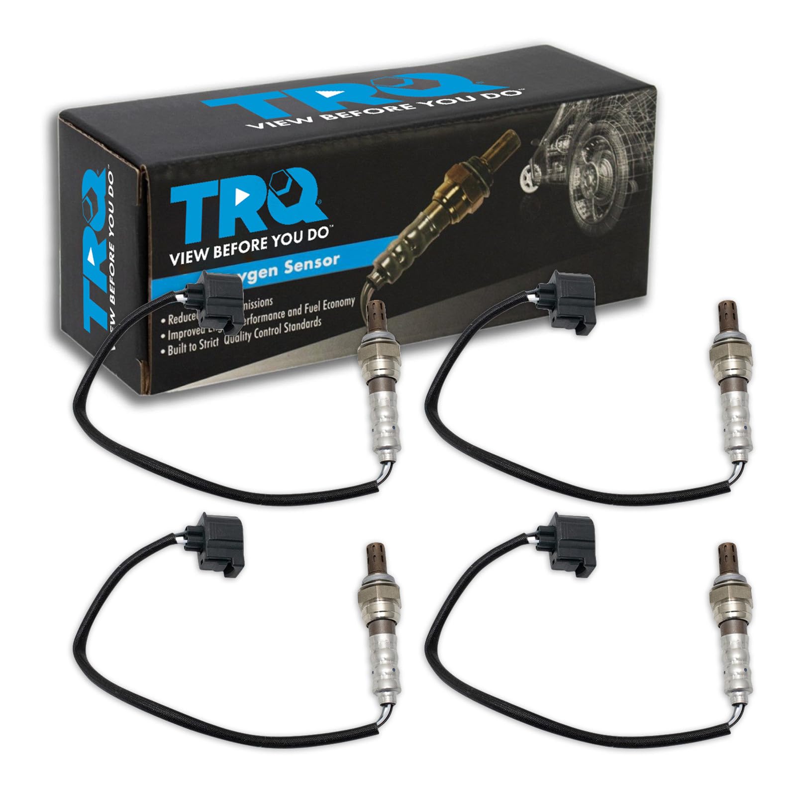 trq Oxygen O2 02 Sensor Downstream & Upstream Kit for Chrysler Dodge Jeep Ram-picture-14