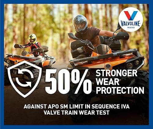 Miniatura 5 de Valvoline Aceite de motor sintético completo Powersport de 4 tiempos 1 QT
