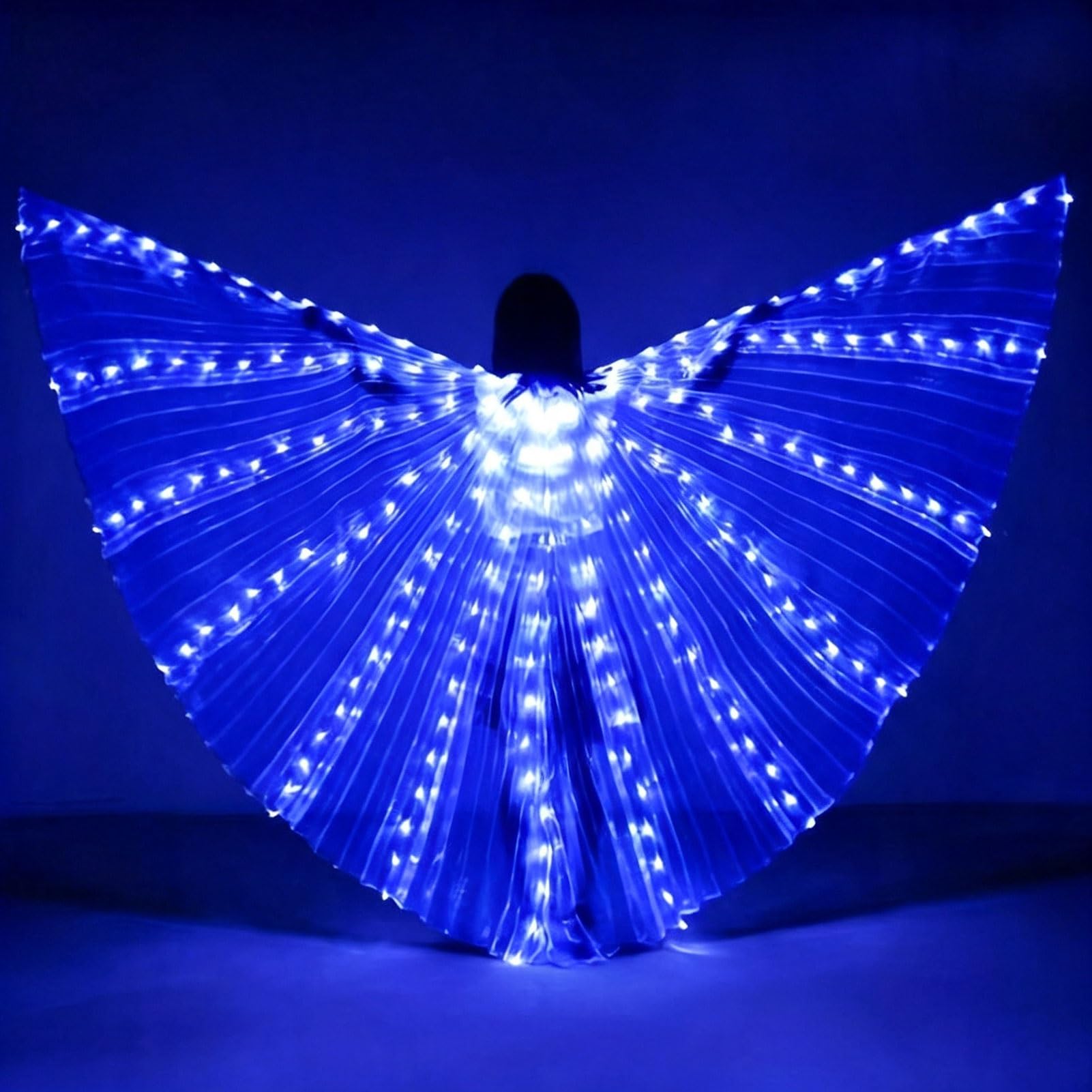 Disfraz Halloween Alas Led Mujer, Alas Ángel Brillantes Navidad