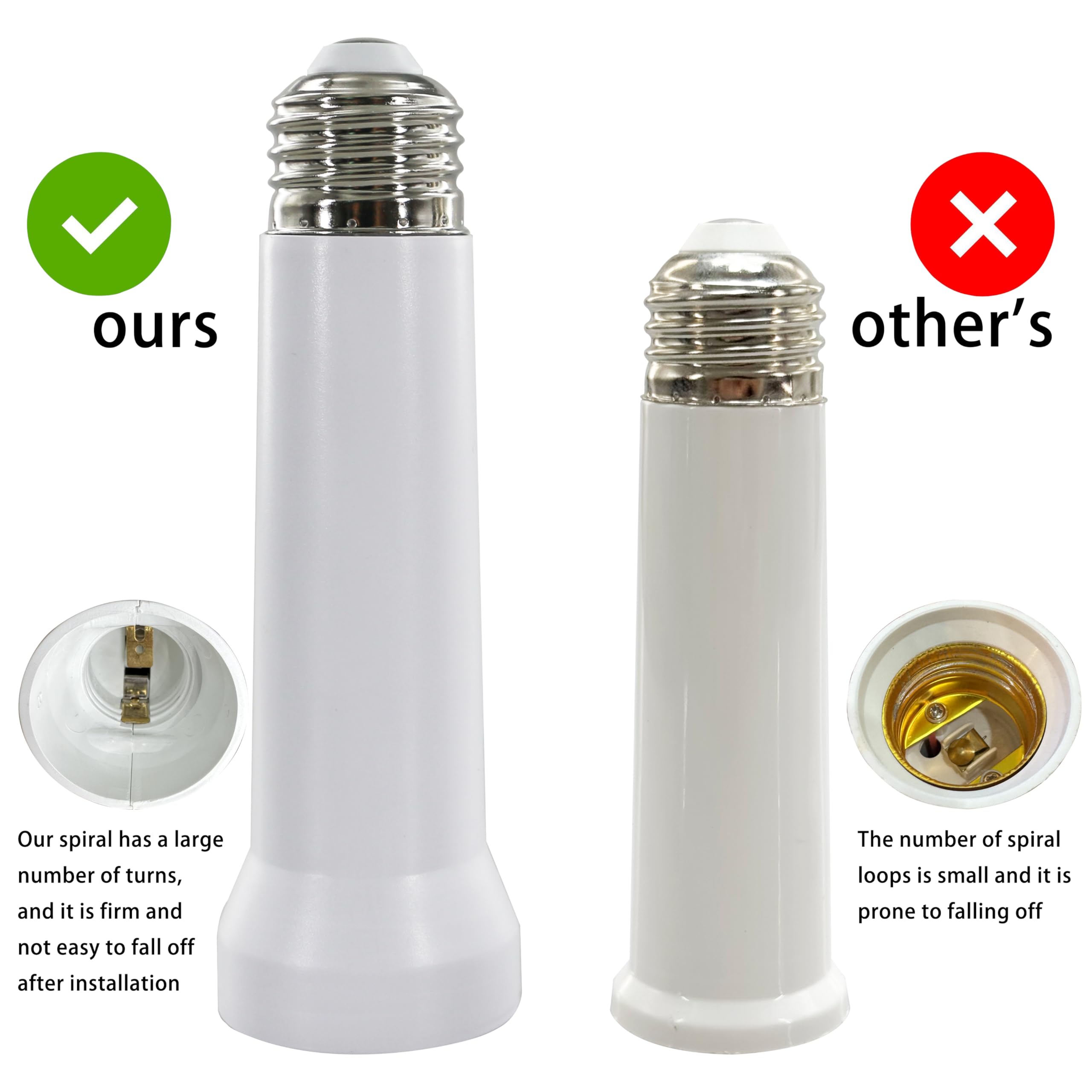 Light Socket Extender - Easy Bulb Placement -3 Light Socket Extender - Easy Bulb Placement -3