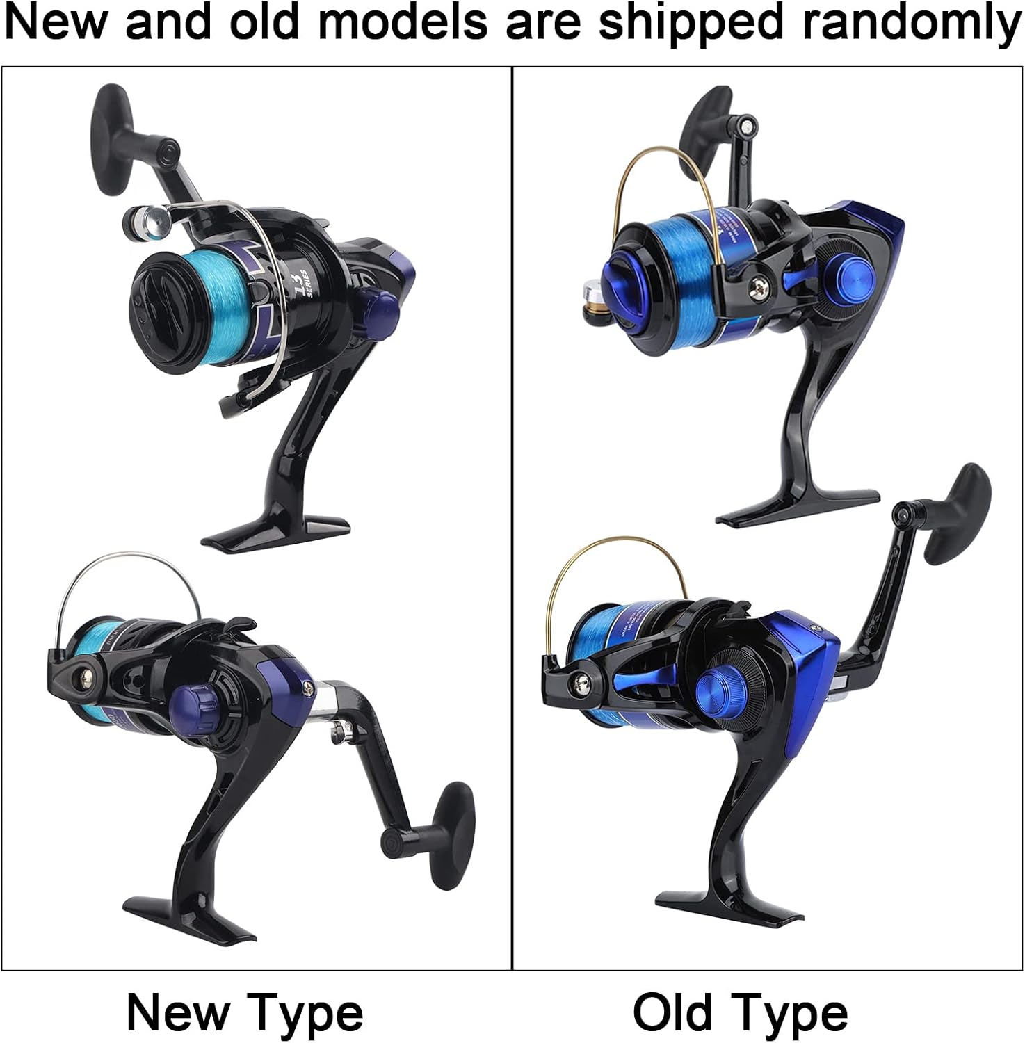 Fishing Reel Tackle,Plastic Plating 12BB for Fresh/Sea Fishing Wheel YF Series Fishing Reel(2000-Black)