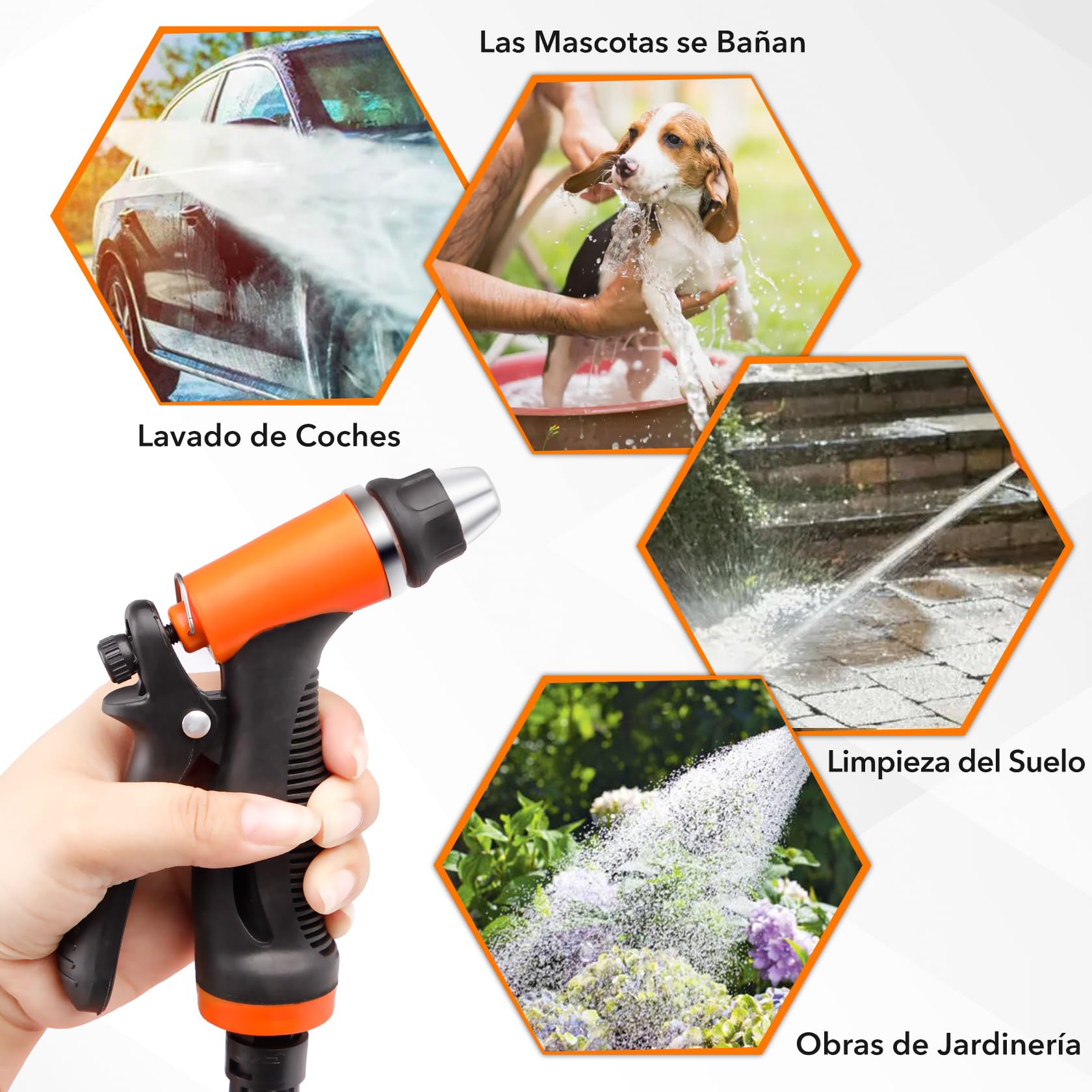 CarBole Bomba de Lavado de Coche de Alta Presión de 100W 160PSI,Pompa Acqua DC12V,Kit de Lavado Portátil,Adecuado para el Lavado de Vehículos y Mascotas,Jardinería,Camping,Limpieza