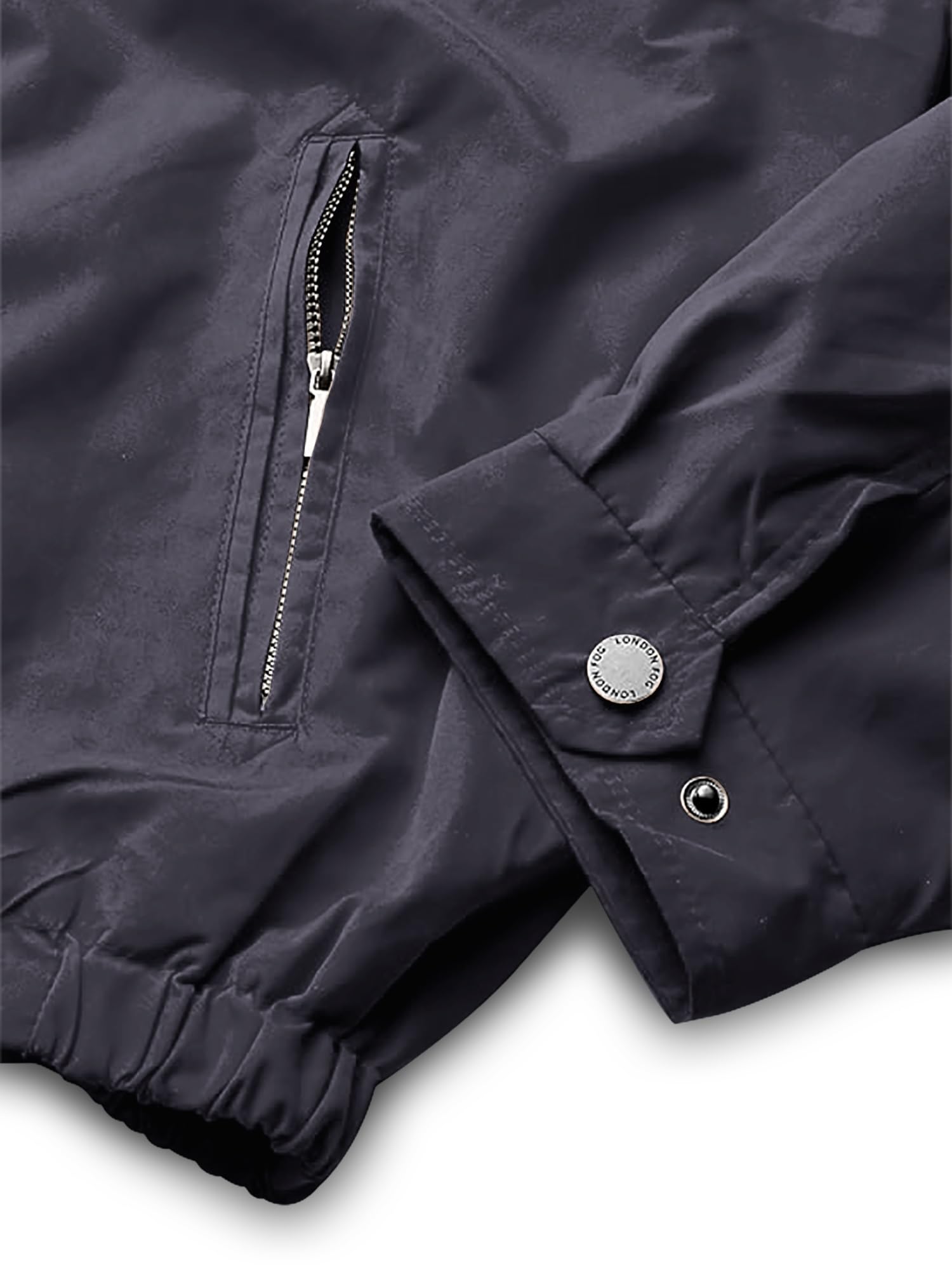 London Fog Mens Auburn Zip Front Golf Jacket Regular Big