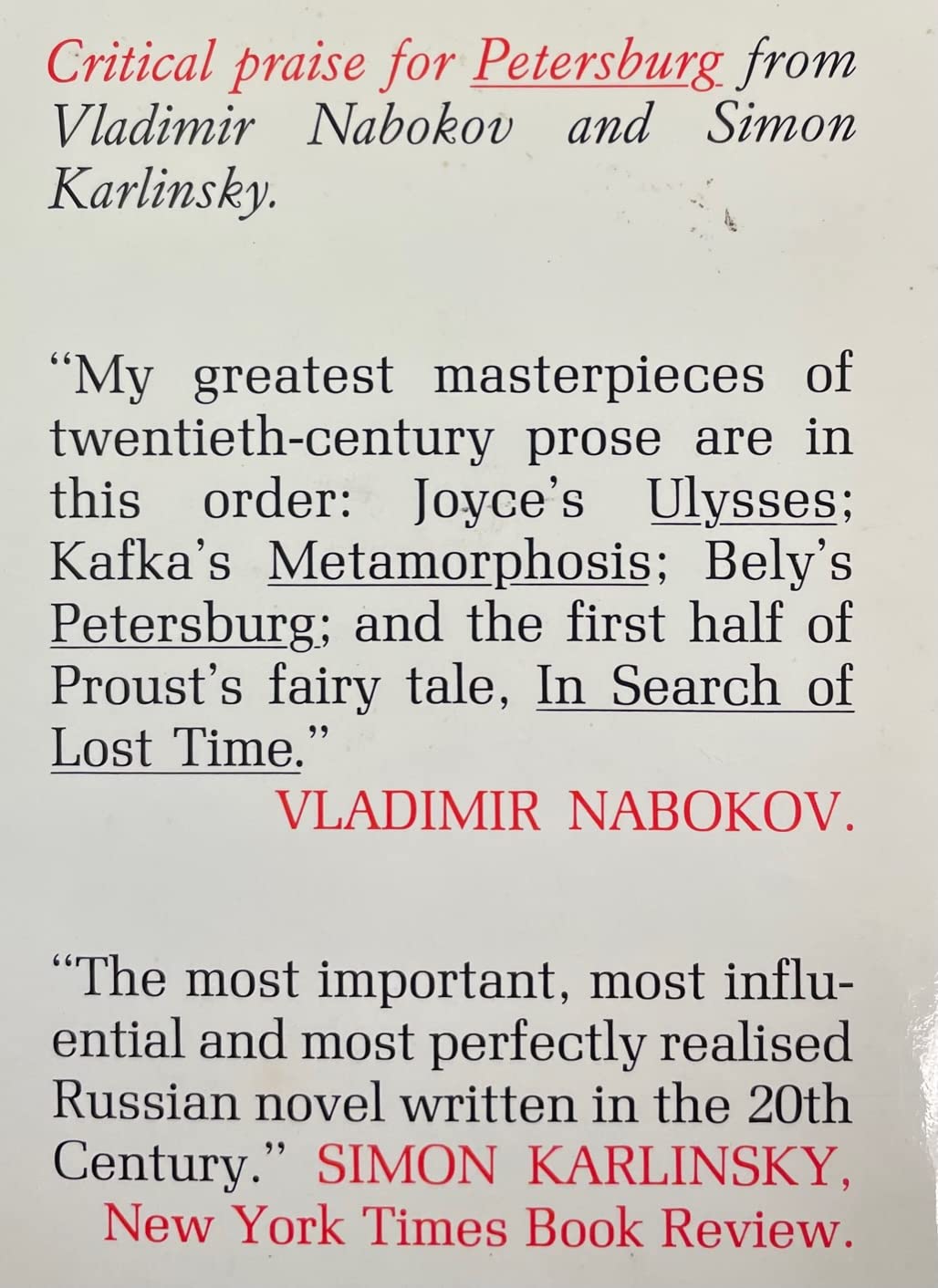 Petersburg (Russian Institute / Columbia University. Sources and translation series)