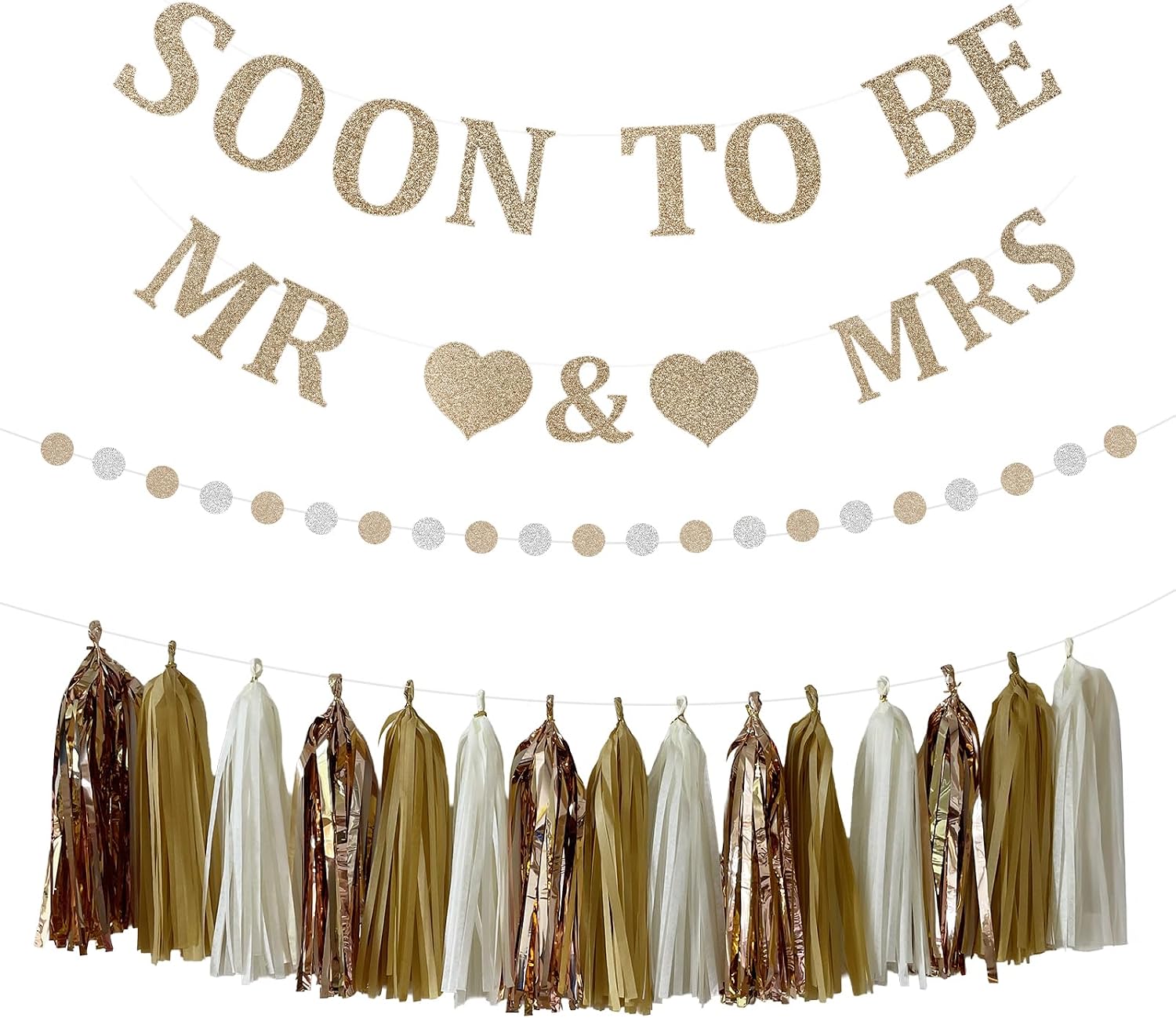 Soon To Be Mr & Mrs Decorations for Wedding Shower Bridal Shower