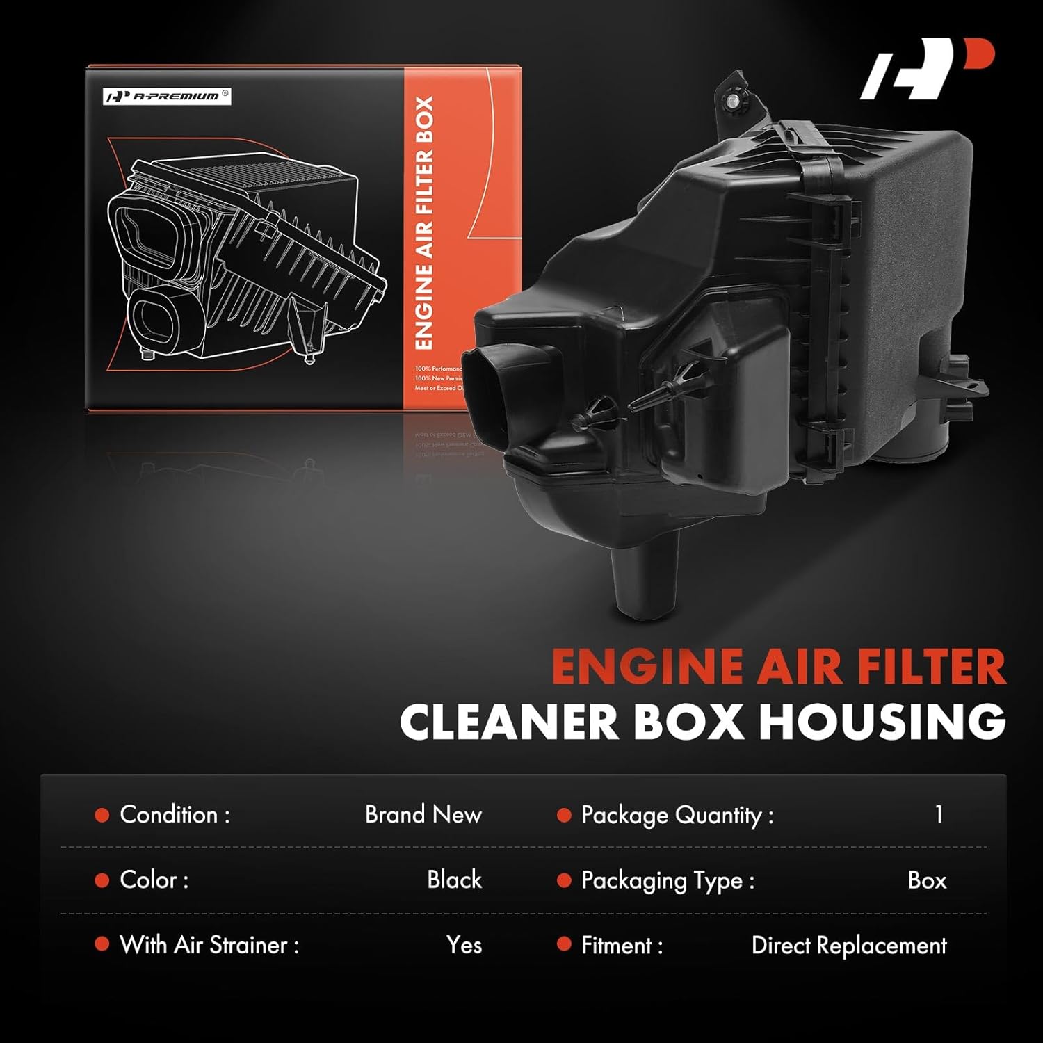 ((SIMILAR))A-Premium Engine Air Filter Cleaner Box Housing Compatible with Nissan Altima 2019 2020 2021 2022 2023, 2.5L