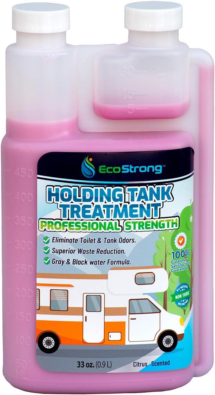 Eco Strong RV Toilet Treatment Black Holding Tank Deodorizer and