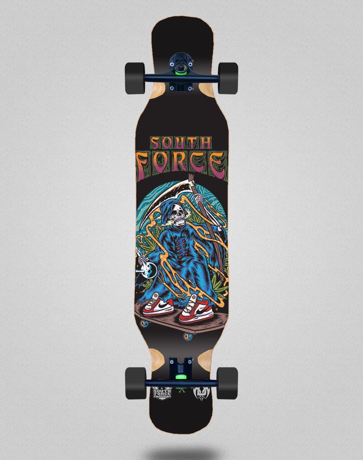 South Force Skate Skateboard Longboard Complete 46 x 10 Tote