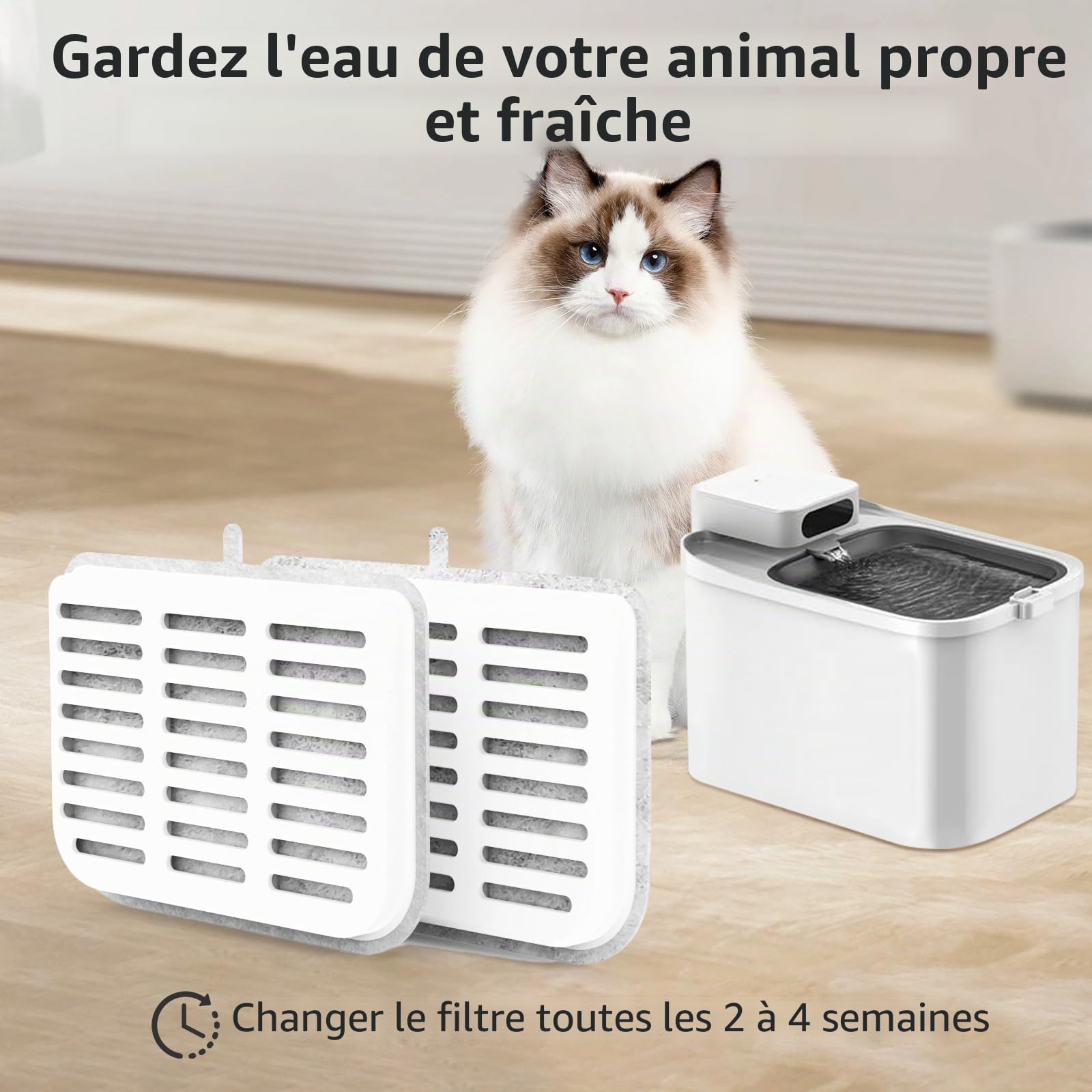 Lot de 10 filtres à eau pour fontaine à eau Eversweet Max Pet Water Fountain