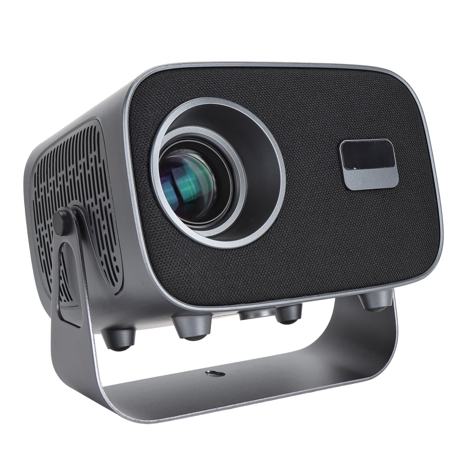 Proiettore 4K, Mini Proiettore con Messa a Fuoco Elettrica Bluetooth WiFi 1080P, Videoproiettore da Soffitto Orientabile a 360° per Android TV 11.0 per la Casa (Spina UE 100‑240 V)