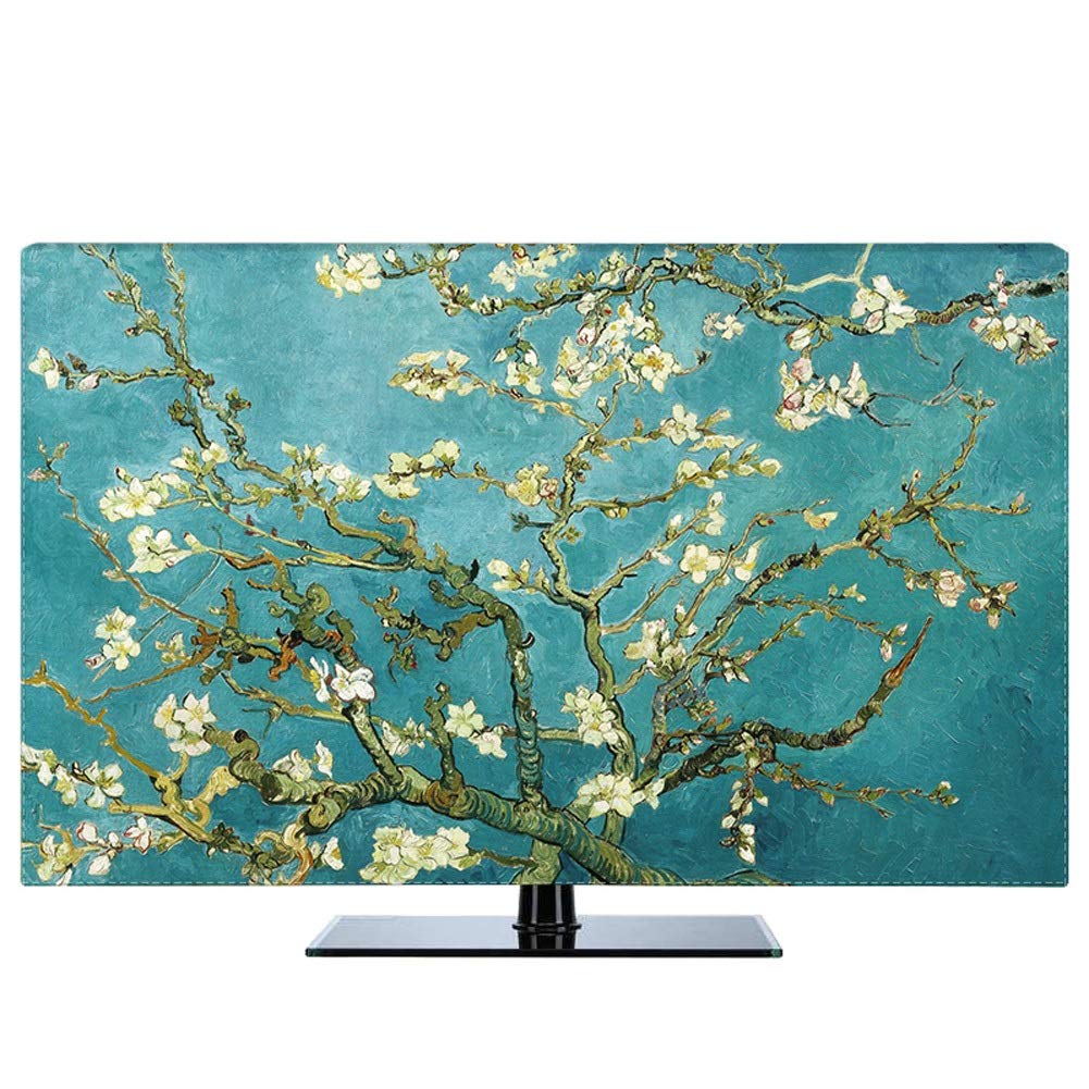 Zonsondergang Zee Patroon Tv-hoes Gladde Zachte Stof Scherm Anti-krasbescherming Tv Home Cover Lichte Luxe Stijl Indoor Tv Stofkap Helder Home Decor(Size:40in,Color:B