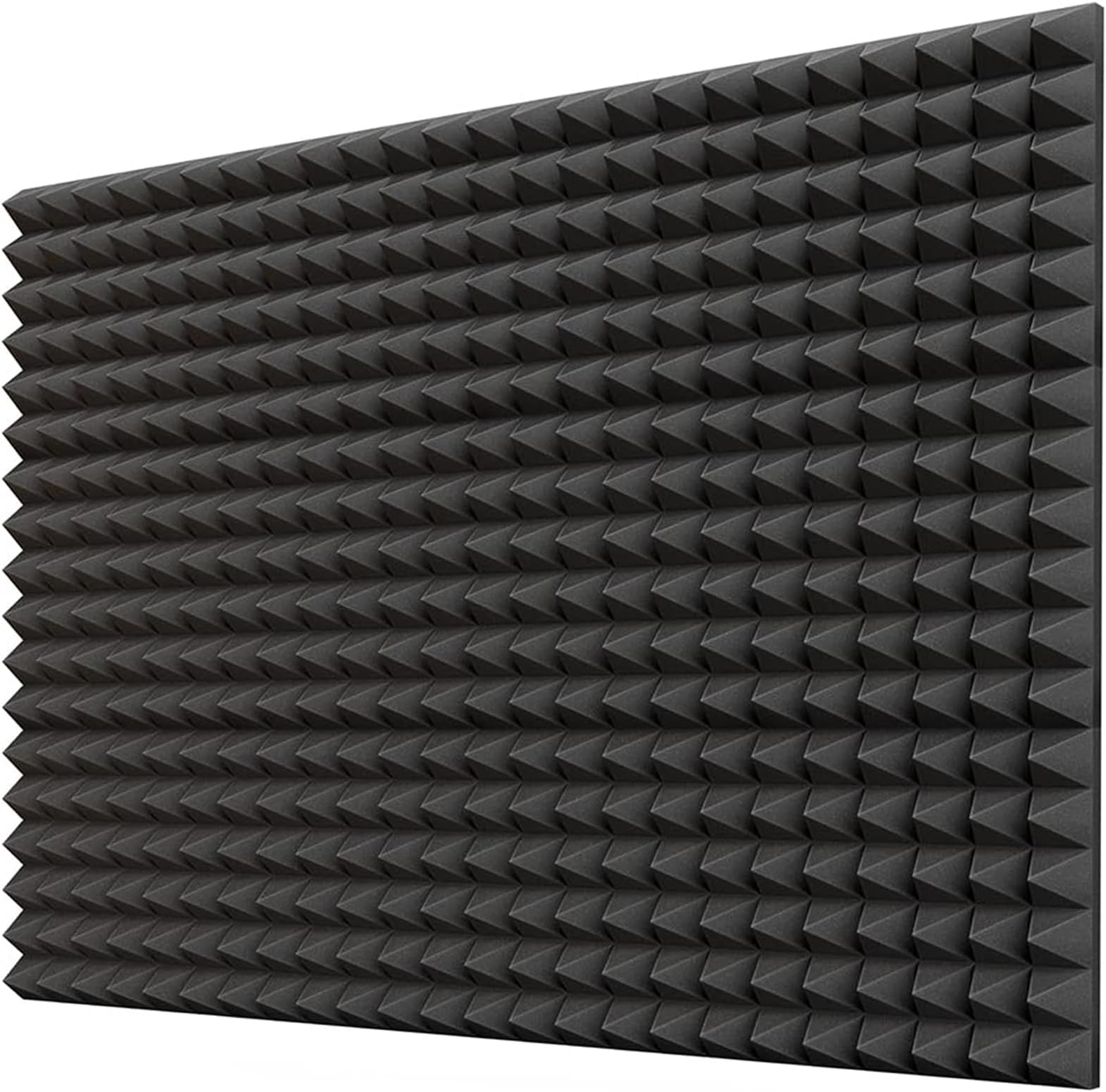Clocell 12 Pack Acoustic Panels, 5 * 25 * 25 Quick-Recovery Sound Proof Foam Panels, Thick Acoustic Foam, Soundproof Wall Panels for Home Studio
