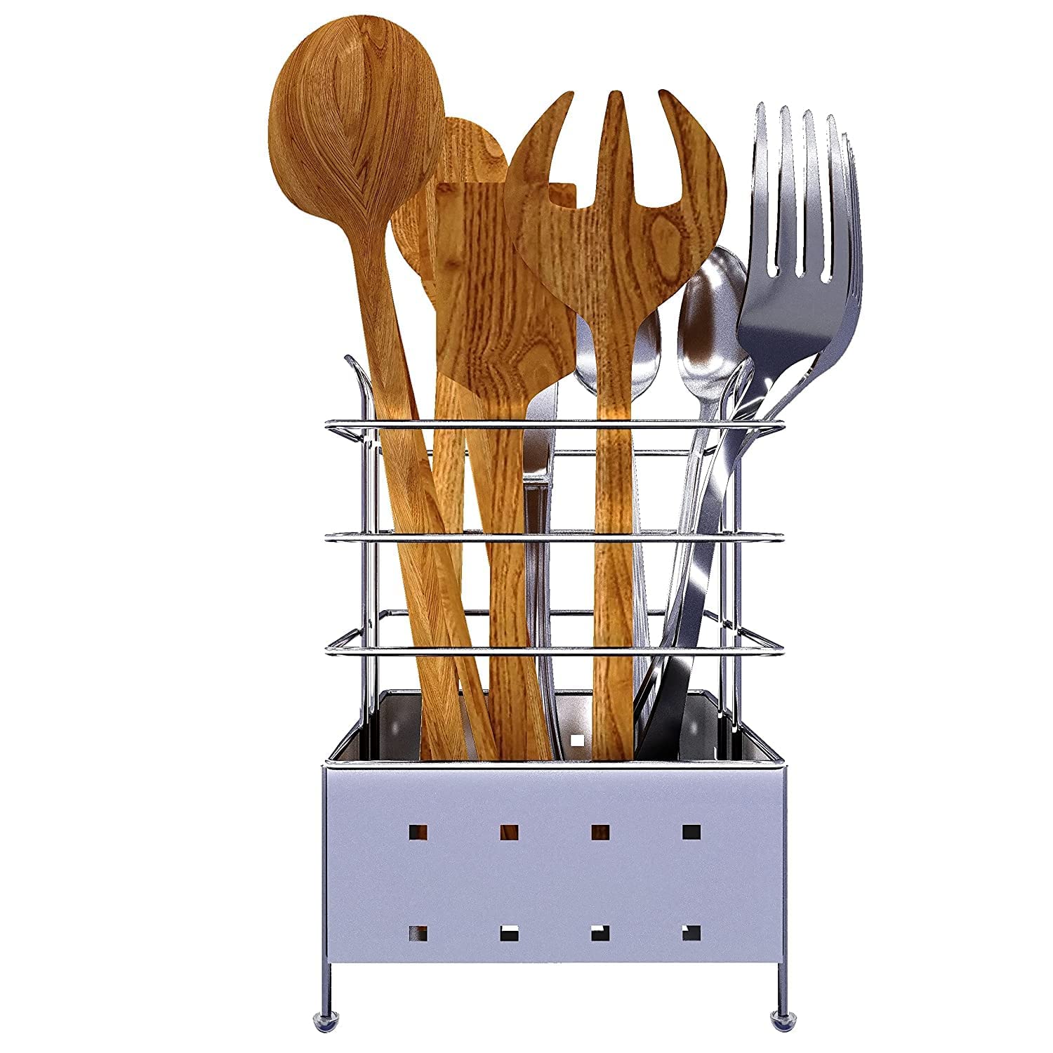 Stainless Steel Cutlery & Spoon Rack - LIFE TIME -1