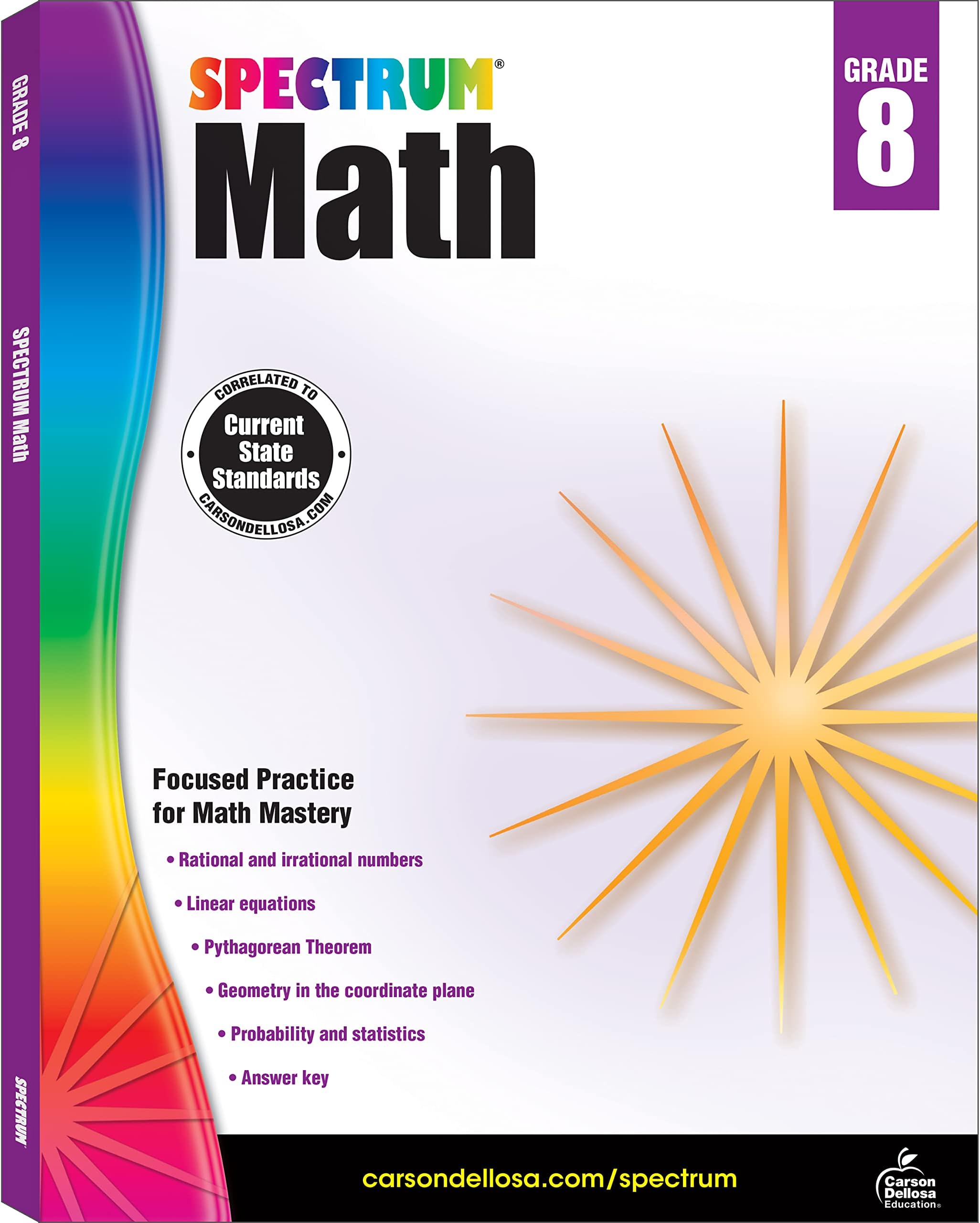 Spectrum 8th Grade Math Workbook