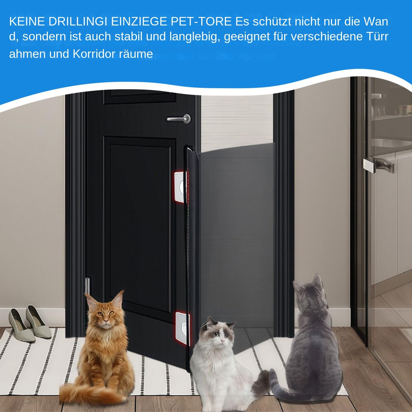 Cancello Retrattile Per Scale Barriera Di Sicurezza A Rete Per Bambini E