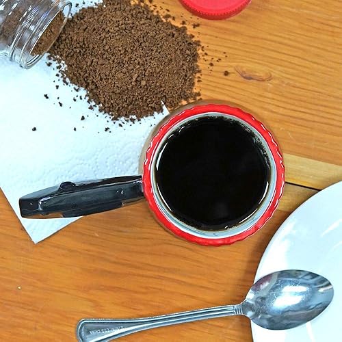 Miniatura 5 de Taza de concha de escopeta con empuñadura de pistola, Fairly Odd Novelties - Divertida taza de té y café, regalo de broma, 14 onzas líquidas