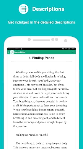 Peace of Mind – vue 4