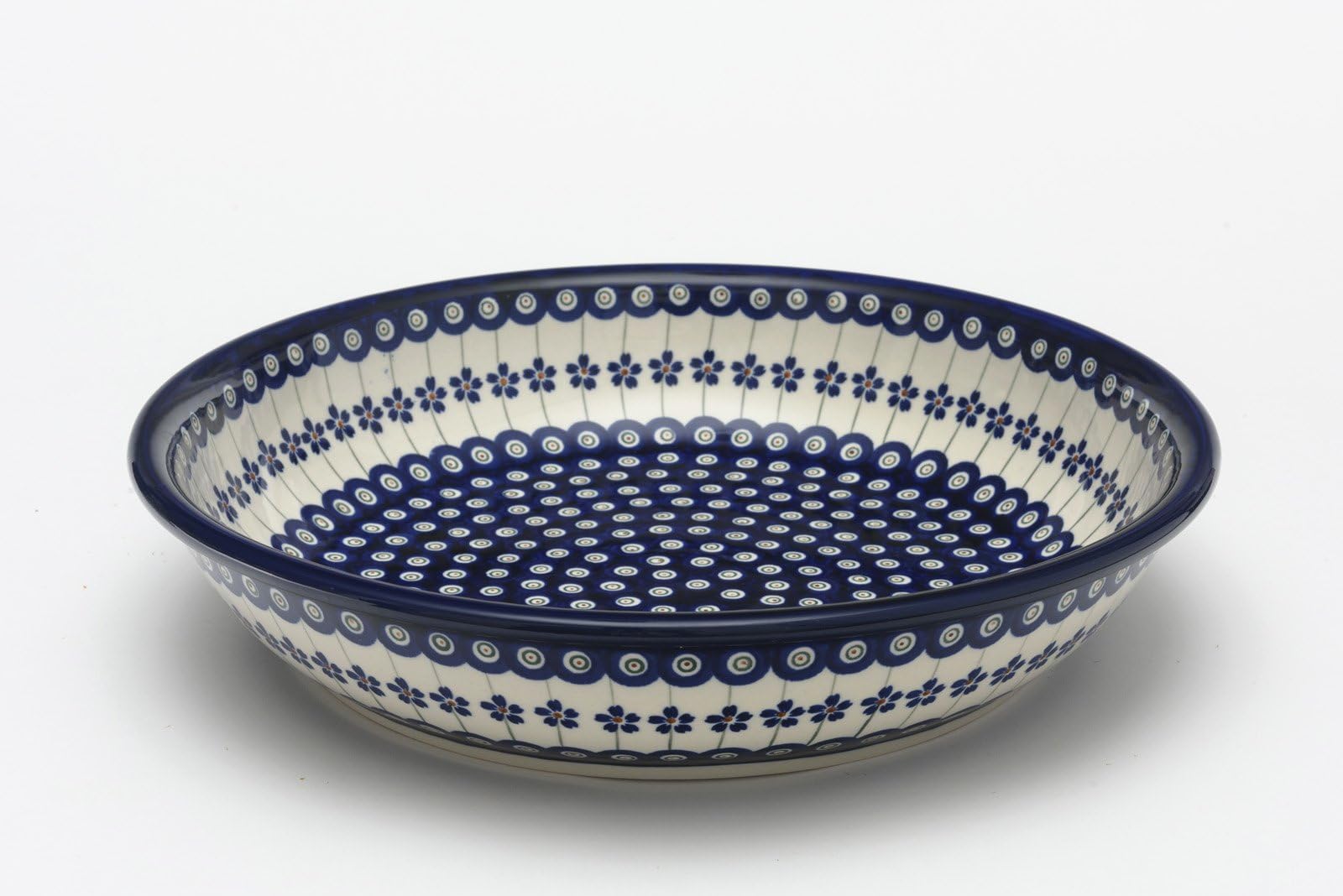 Boleslawiec Pottery Fruit Bowl, 2.7L, pattern 166A