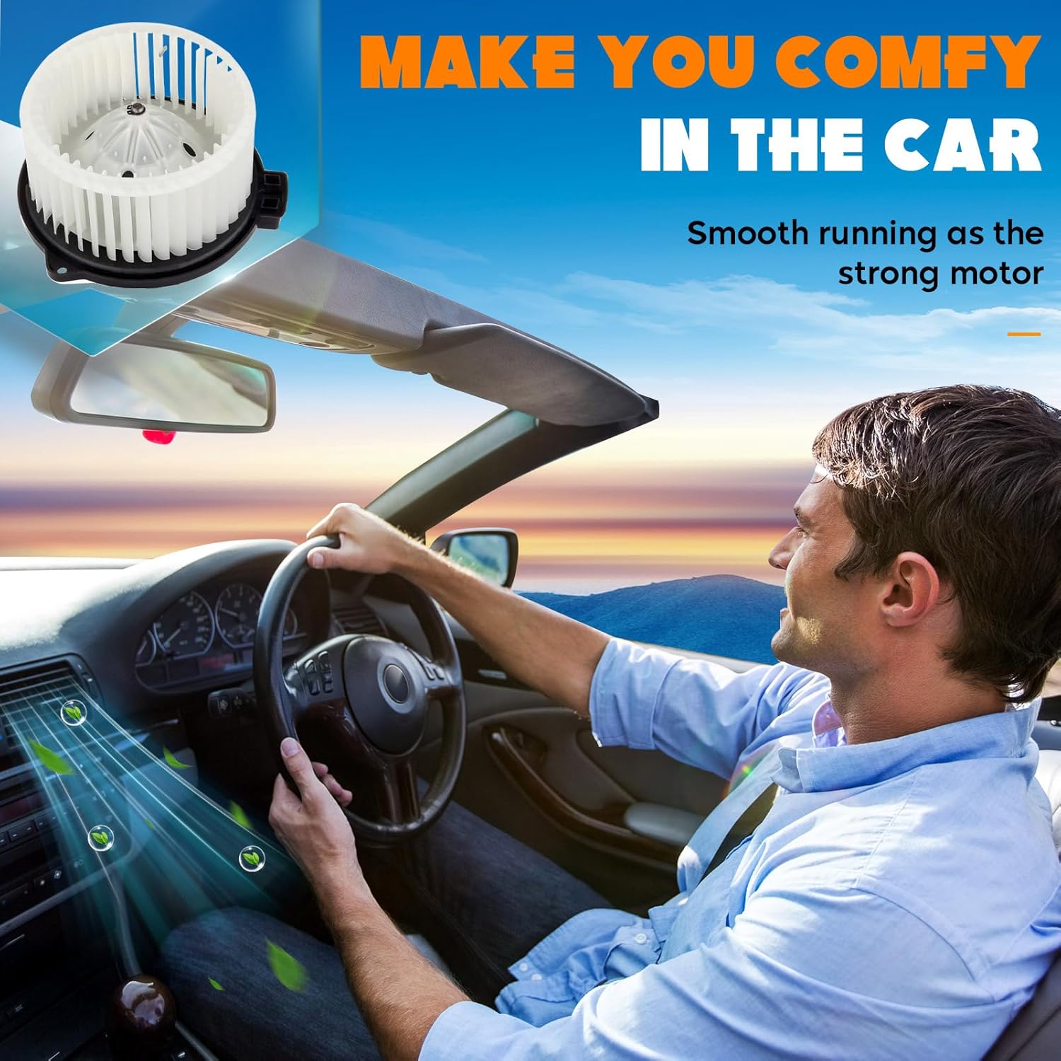 AC Heater Blower Motor for 700052 Toyota Avalon 2000-2004 Replaces 87103-07020 87103-07030