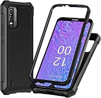 Vista 8 de Funda para Nokia C210 con protector de pantalla, parte delantera trasera de cuerpo completo, protección resistente, silicona suave esmerilada, grado