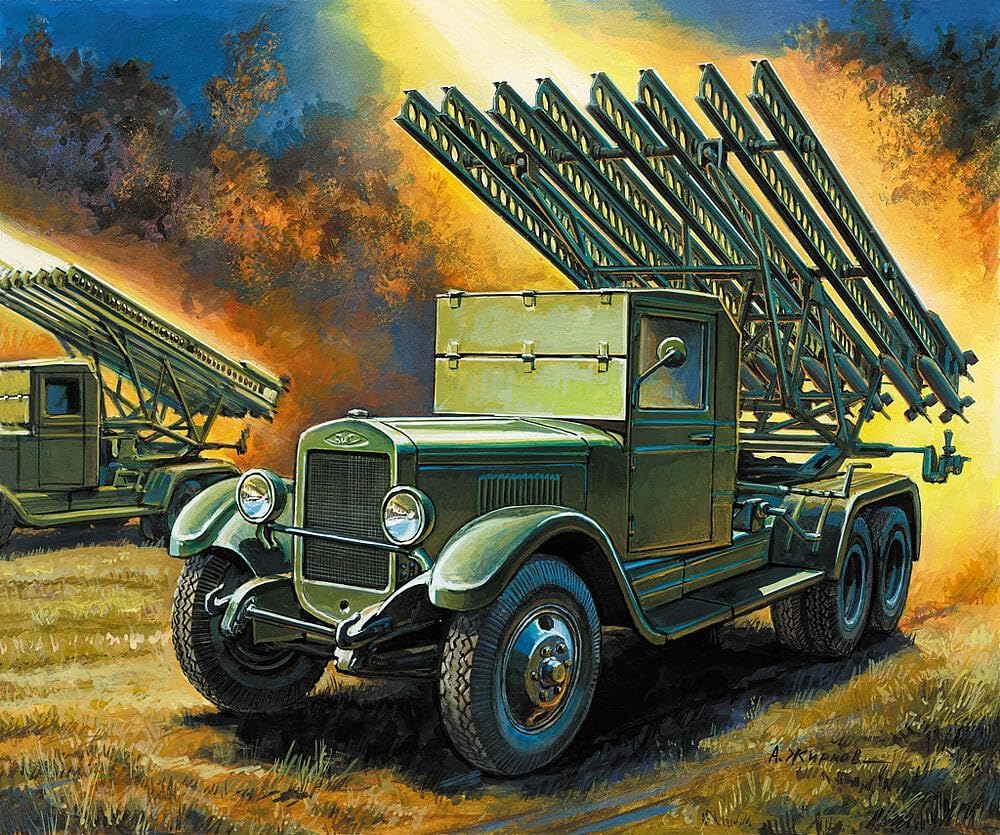Zvezda Models 1/100 Katyusha - Soviet Rocket Launcher