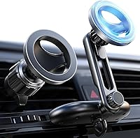 Vista 1 de LISEN Magsafe Soporte de teléfono para CD MagSafe para montaje en automóvil [ángulo ajustable] Soporte magnético para teléfono para iPhone Magsafe