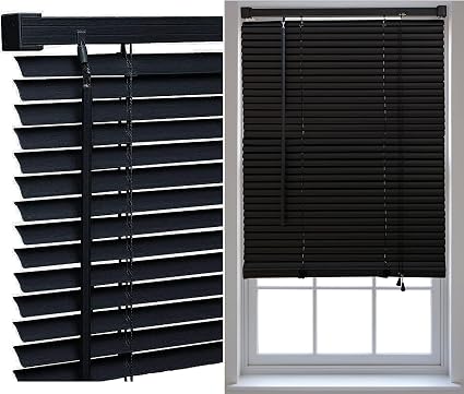 black wood blinds