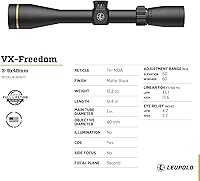 Vista 4 de Leupold VX-Freedom 3-9x50 (1 inch) CDS Duplex Reticle Riflescope