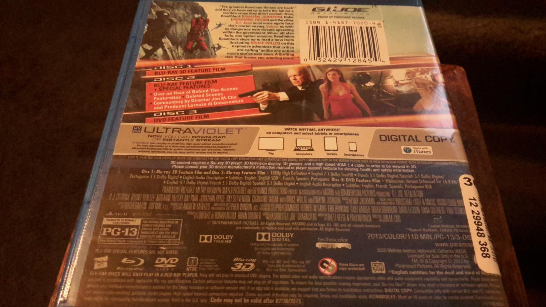 G.I. Joe: Retaliation 4K Blu-Ray - Actionfilm Mit Italienischer Spur