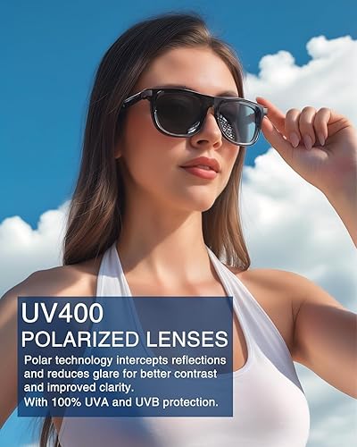 Miniatura 3 de Lentes inteligentes de IA mejorados 2025 impulsados por ChatGPT, traducción en tiempo real (más de 110 idiomas), gafas de sol Bluetooth 5.4 para