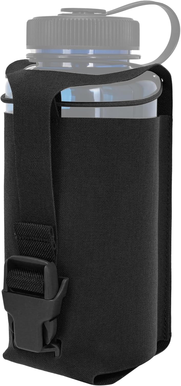 Water Bottle Pouch Molle,Water Bottle Holder with Quick Release Buckle for 32oz Water Bottle,Water Bottle Carrier for Backpack Belt Vest