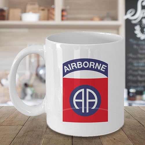 Miniatura 4 de 82nd Airborne - Taza de café del ejército, ambos lados