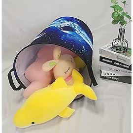 MAIZMZ Kids Hamper Baby Storage Bins Organizer Gift Toy Box Waterproof Laundry Basket Large Canvas Collapsible Chest for Home Boys Room Decor