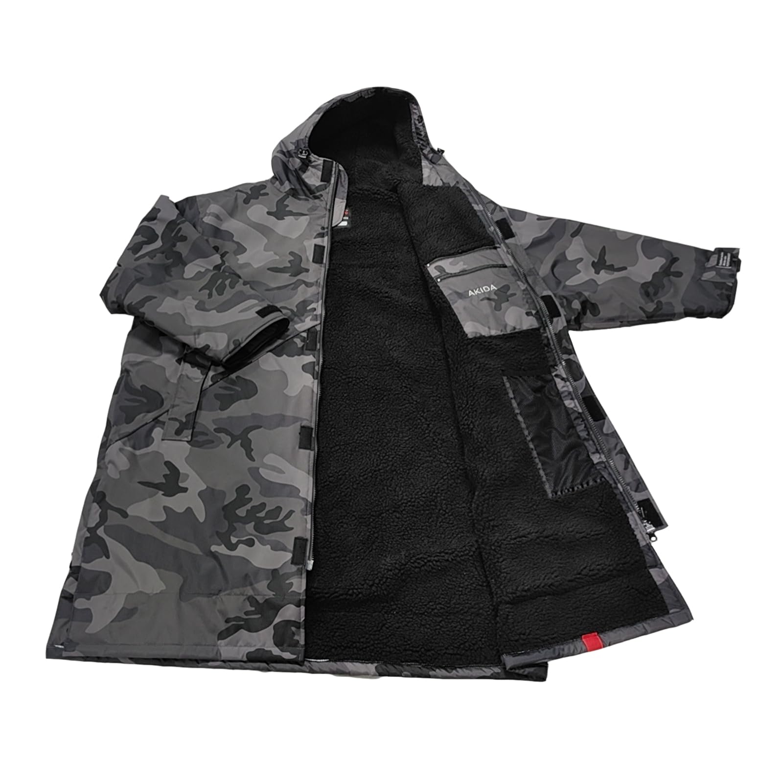 Akida Oversized Changing Robe/Swim Parka,Waterproof Surf Poncho Warm Coat Jacket,Quick Dry Wetsuit Changing Towel.