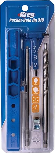 Miniatura 2 de Kreg KPHJ310 - Plantilla de agujero de bolsillo 310 – Plantilla pequeña y duradera para espacios reducidos – Crea juntas perfectas y sólidas – para