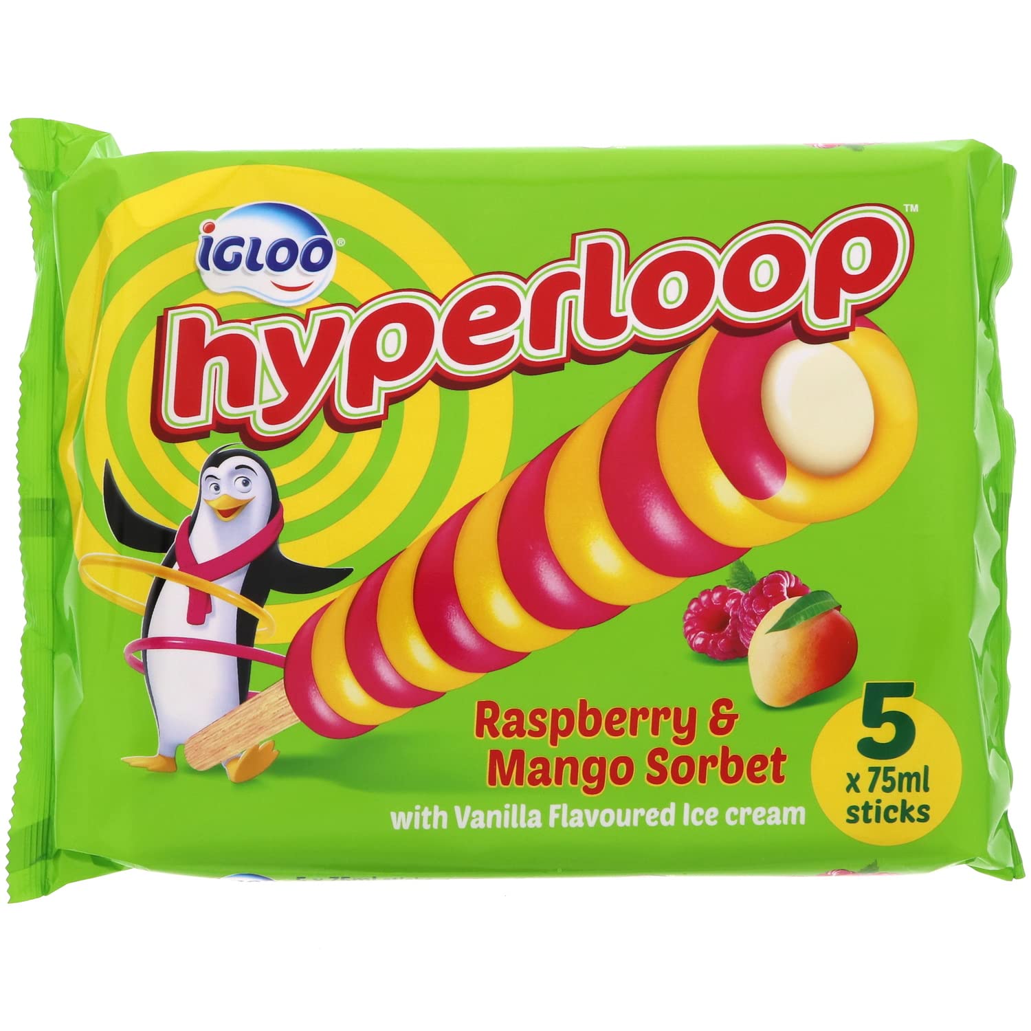 Hyperloop Ice Cream Stick 5 x 75ml