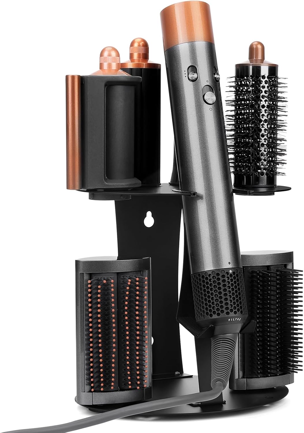 Curling Iron Storage Holder Attachments Compatible with Dyson Airwrap – Wall Mounted Hair Tool Organizer Stand for Airwrap Accessories, Hair Dryer & Styling Tools Curling Iron Storage Holder Attachments Compatible with Dyson Airwrap – Wall Mounted Hair Tool Organizer Stand for Airwrap Accessories, Hair Dryer & Styling Tools