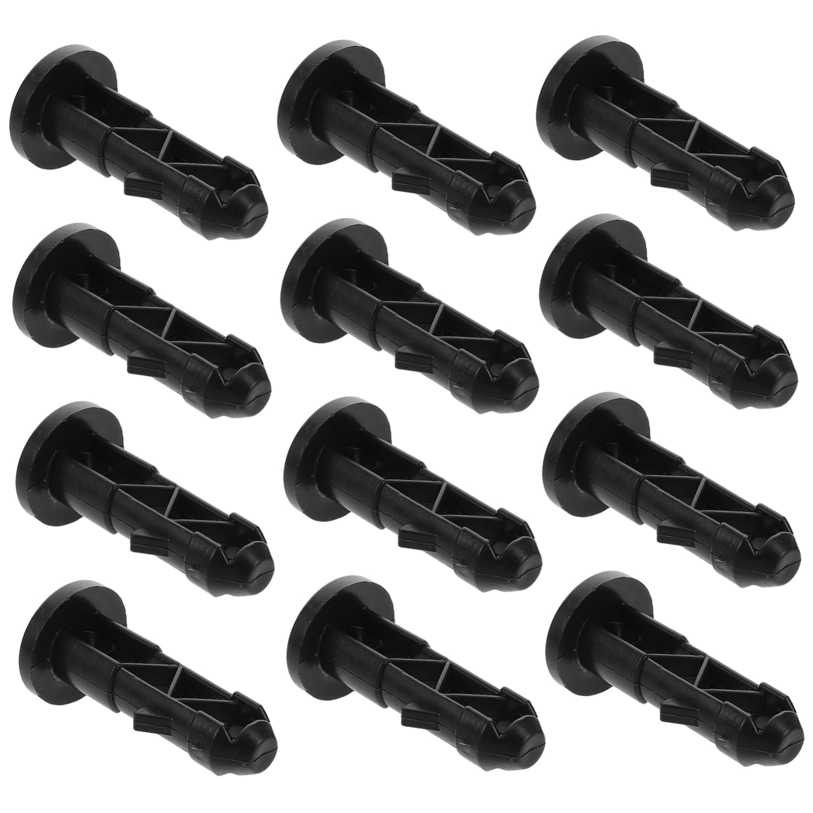 Loquet de couvercle de poubelle à roulettes - Lot de 12 goupilles de rechange