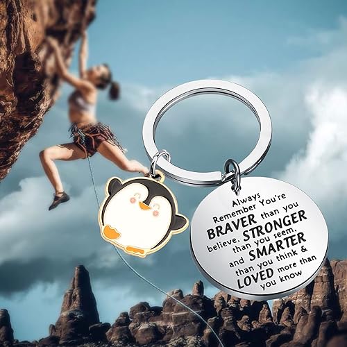 Miniatura 7 de WSNANG Llavero de pingüino y amigo - Regalos para parejas amantes de los pingüinos